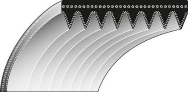 Picture of Uzdužno rebrasti remen tip 6 - 990.00 Lb Profil - PK