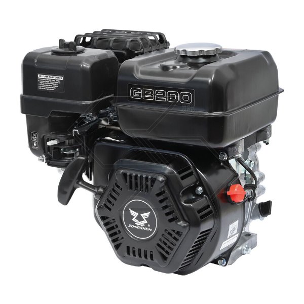 Picture of ZONGSHEN  GB200  6KS (4,2kW)  196cc HORIZONTALNA  OSOVINA 3/4"  Ø (19,05 mm) s perom